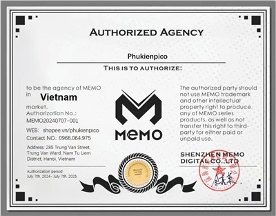 ตัวแทนที่ได้รับอนุญาตของ MEMO ในเวียดนาม - Phukienpico